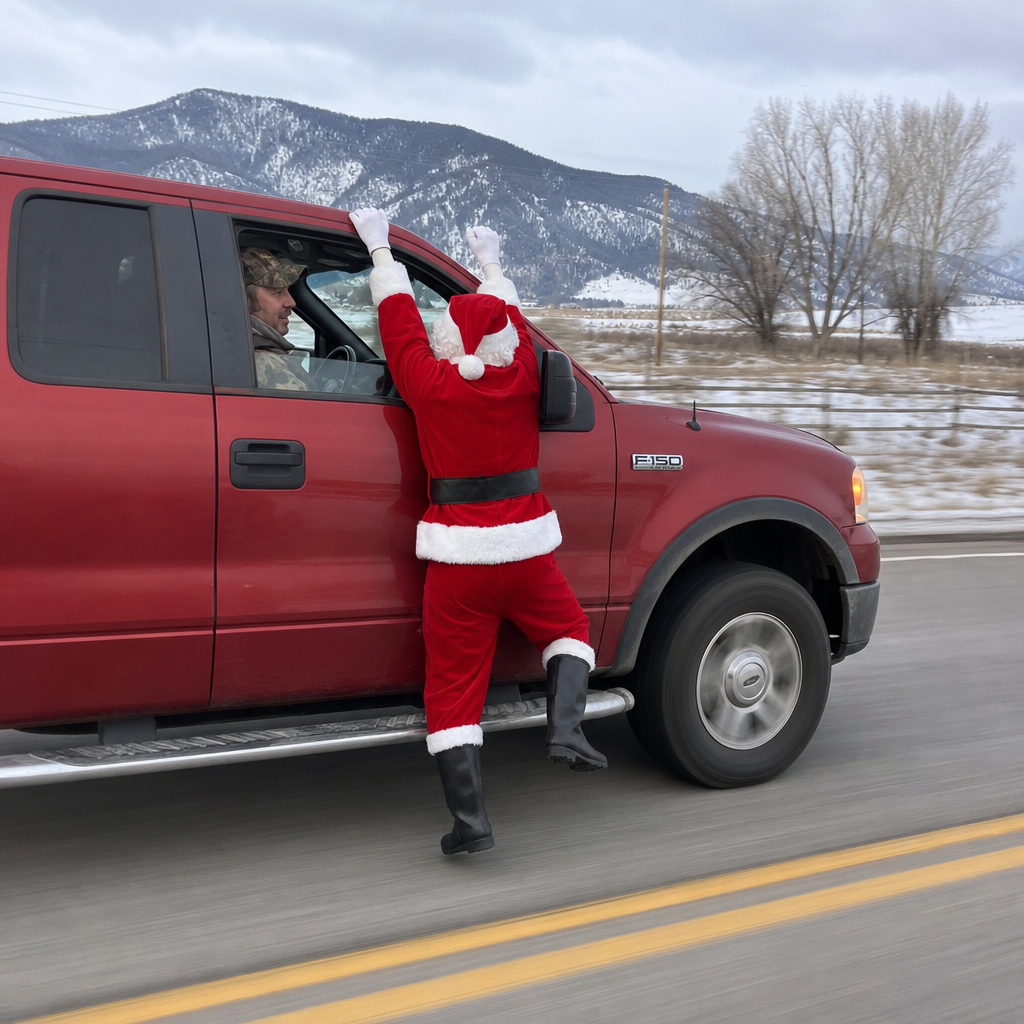 HoHoRide Santa Claus
